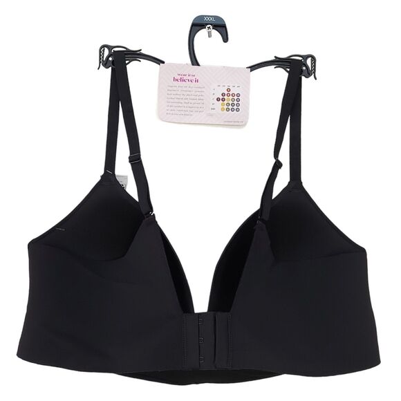 Maidenform Comfort Crush T-Shirt Bra Womens XXXL Black Wired Adjustable Strap - Picture 4 of 10